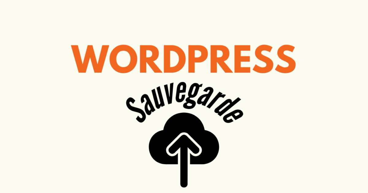 Sauvegarde Wordpress
