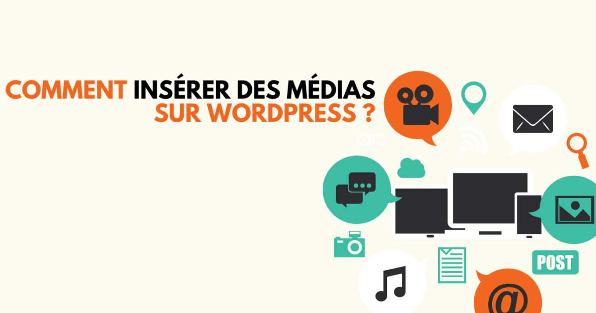 insérer des médias dans wordpress