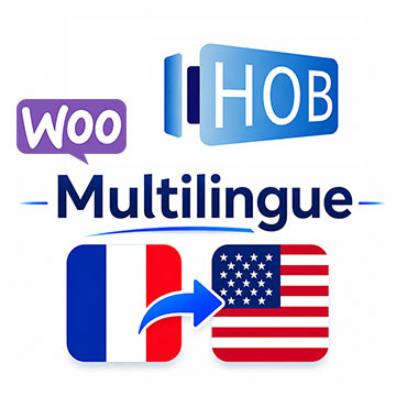 L'extension Multilingue pour WooCommerce vous permet de traduire votre site e-commerce dans toutes vos langues cibles très facilement.