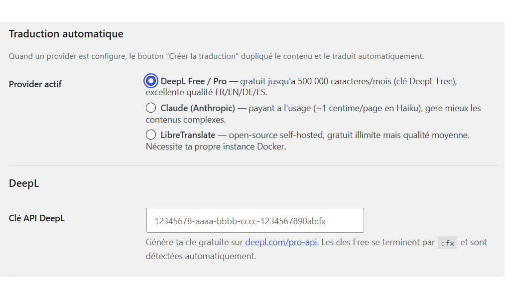 Plugin Multilingue WordPress HOB Multilingue – Image 3